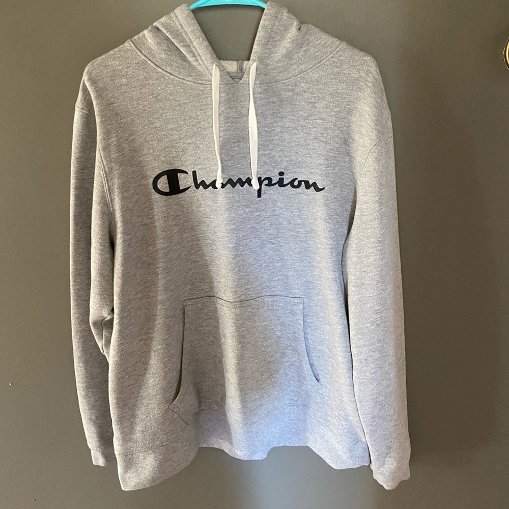 Champion large gray sweatshirt